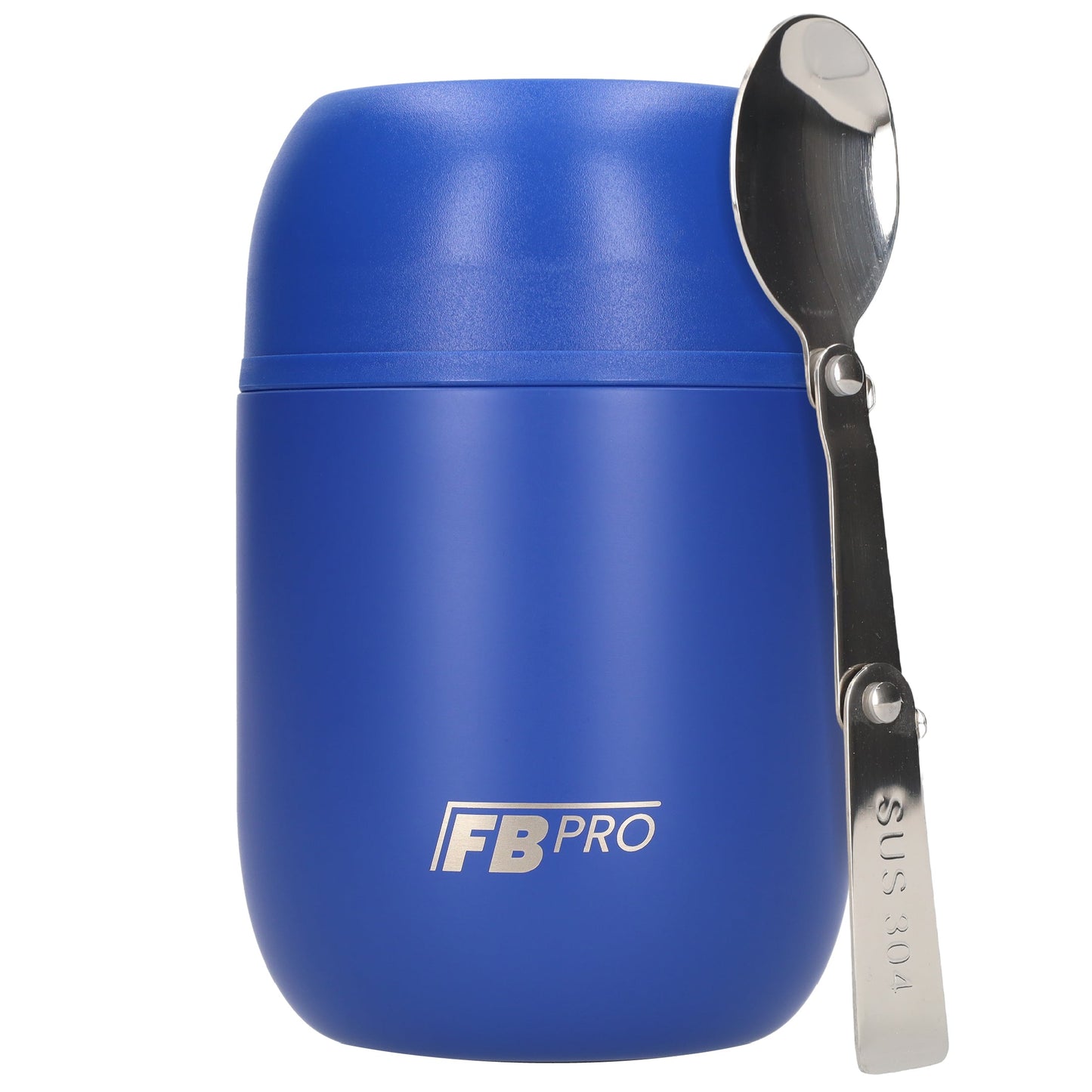 Blauw & Paarse Thermos Voedselcontainer met Lepel x2 - Thermoskan - 450ml